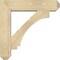 Ekena Millwork Imperial Craftsman Rough Sawn Bracket w/ Offset Brace, Douglas Fir, 8"W x 34"D x 34"H BKT0806X34X34IMP04RDF - alternate 3